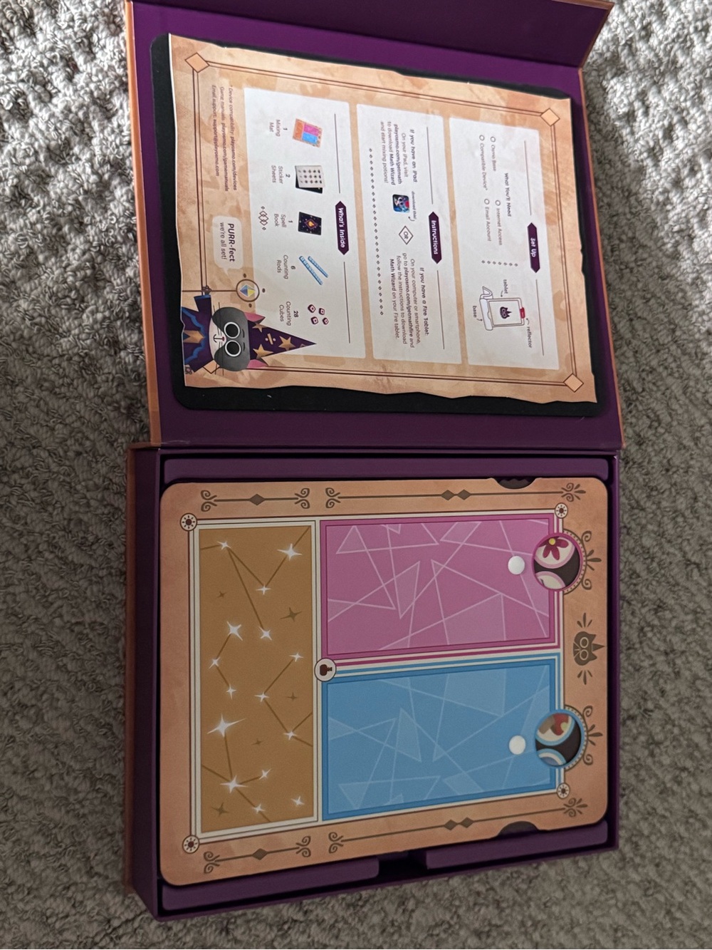 Osmo- Magical Workshop Decorative Box - Purple with Copper Accents - Picture 2 of 3